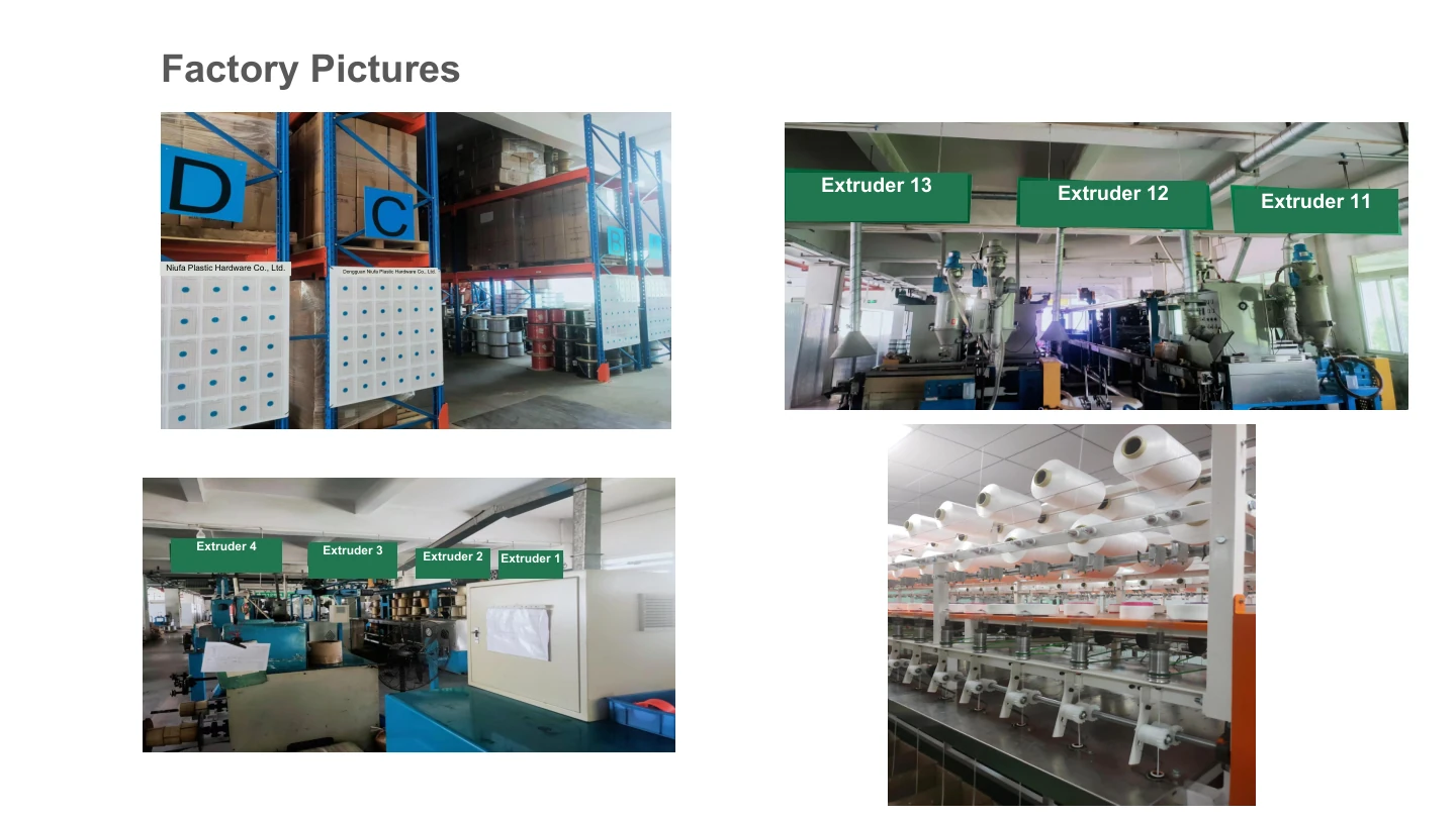 NF English catalog, page 9: Factory pictures