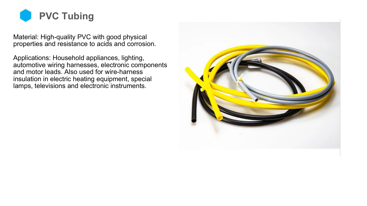 NF English catalog, page 22: PVC tubing