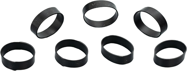 Black NF silicone rings in several sizes